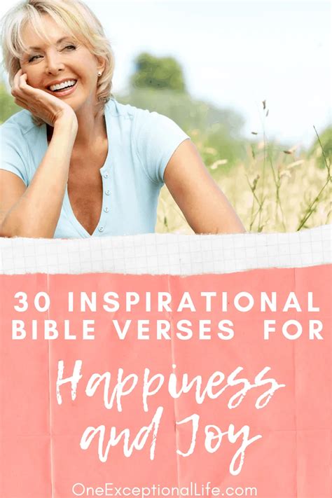 30 Inspiring Bible Verses For Happiness And Joy In Your Life