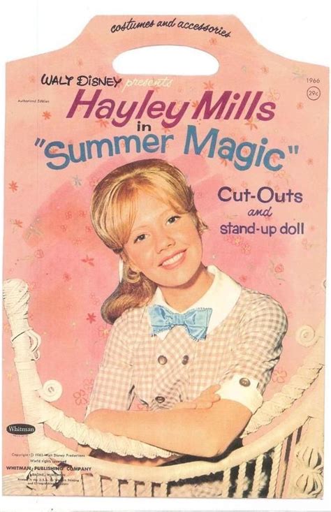 VINTAGE UNCUT 1963 SUMMER MAGIC HAYLEY MILLS PAPER DOLLS HD REPRODUCTION | Paper dolls, Vintage ...