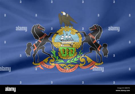 Pennsylvania flag hi-res stock photography and images - Alamy