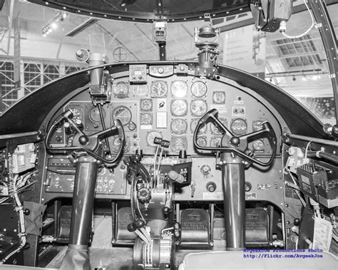 B-25J Cockpit in B&W | Figured I'd post a black & white phot… | Flickr