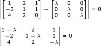 Eigenvalues Of A 3x3 Matrix