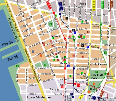 City of New York : New York Map | Tribeca Map