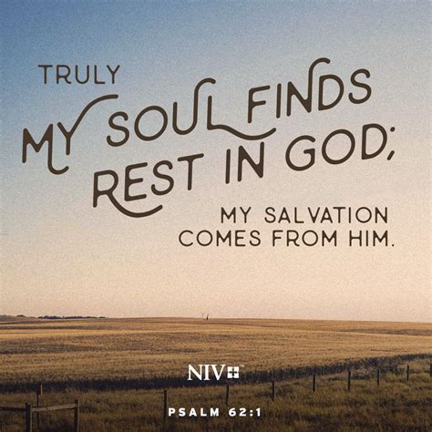 NIV Verse of the Day: Psalm 62:1 | Psalms, Psalm 62, Favorite bible verses