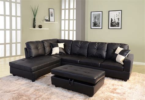 Contemporary Faux Leather Modular Sofa | Interior Design Ideas