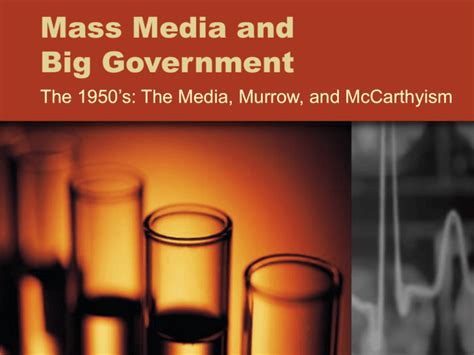 Mass Media and Big Government