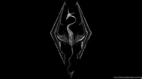 Skyrim Logo Wallpapers - Top Free Skyrim Logo Backgrounds - WallpaperAccess