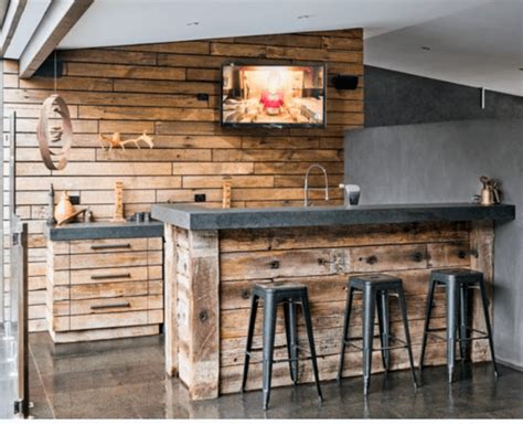 Rustic Bar Ideas Rustic Basement Bar, Rustic Bar Stools, Basement Bar ...