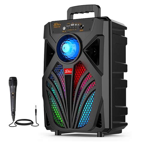 Sylvania 6000W Portable Bluetooth Speaker, Loud Outdoor Subwoofer with ...