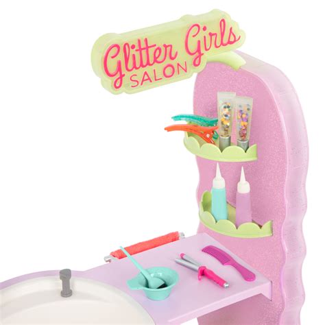 14" Doll Hair Salon Playset | Glitter Girls