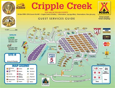 Cripple Creek Colorado Casinos Map - Your Color