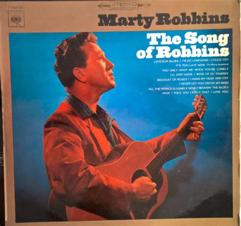 Marty Robbins - The Song Of Robbins (Vinyl) | Discogs