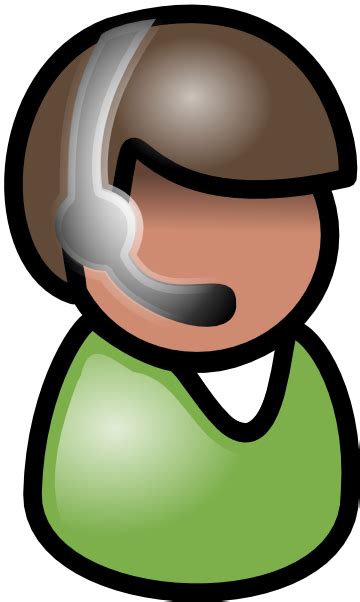 Phone Operator Clipart