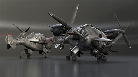 ArtStation - Vertibird Gunship