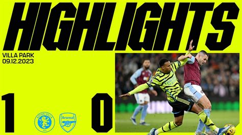 Highlights | Aston Villa 1-0 Arsenal | Video | News | Arsenal.com