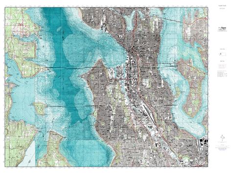 Seattle Elevation Map