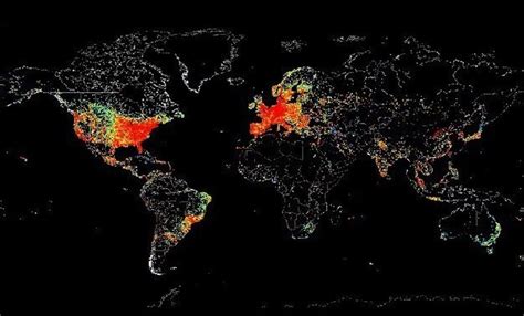 This Map Shows Internet Usage Around The World | Others