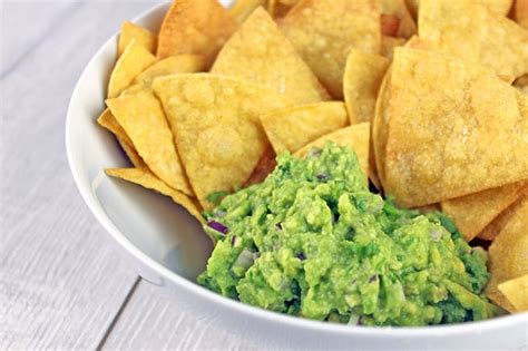 Chipotle Lime Chips and Guacamole (Copycat) - Dinner, then Dessert