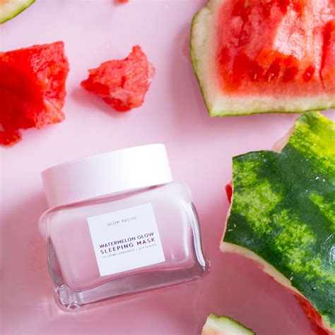 Glow Recipe- Watermelon Glow Sleeping Mask | Watermelon glow sleeping ...