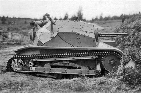 TKS -Polish tankette in the early camouflage, displayed in Estonia in 1934.