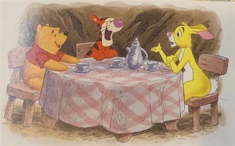 winnie the pooh, tigger and rabbit