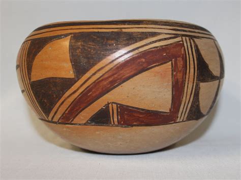 Pueblo Pottery : Traditional Designed Hopi Polychrome Bowl #51 Sold | Pueblo pottery, Pottery ...