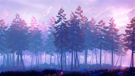 Aesthetic Pine Forest Live Wallpaper - HDLiveWall.com
