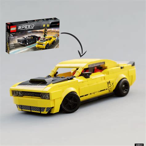 LEGO MOC `18 Dodge Challenger 75893 Mod by w35wvi | Rebrickable - Build with LEGO