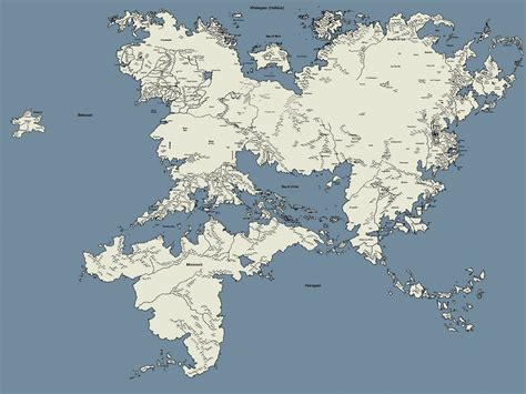 The Silmarillion Map