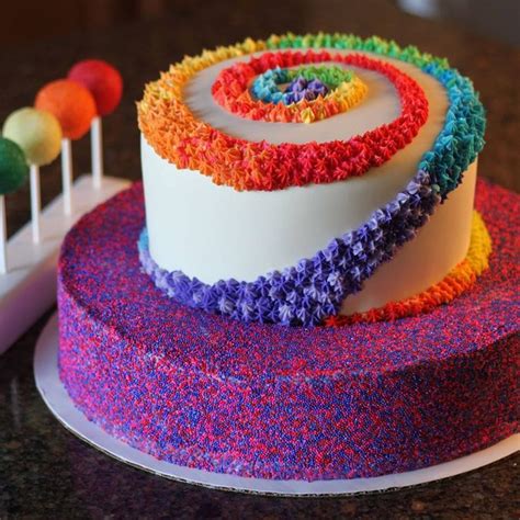 Top 15 Extraordinary Rainbow Cakes - Page 8 of 15