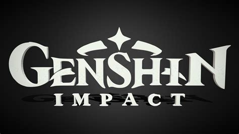 Genshin Impact Logo - Download Free 3D model by AnshiNoWara [ced3aa8] - Sketchfab