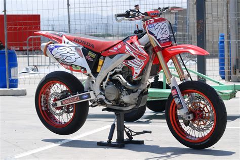 2004 Honda CRF 450R Supermoto I fall in love... HONDA forever!!! | My motorcycle history ...