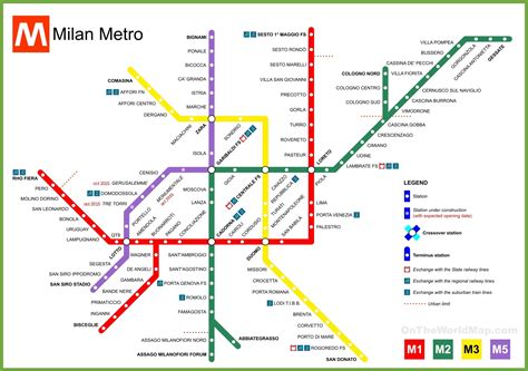 Milan metro map | Metro map, Milan map, Milan