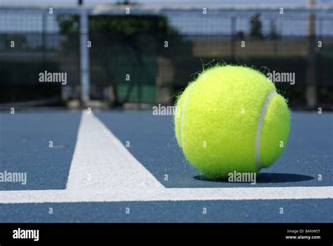 Tennis ball close up Stock Photo - Alamy