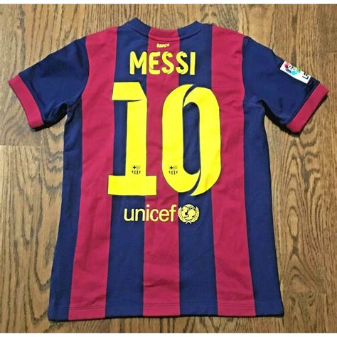 Barcelona Jersey Nike Lionel Messi Youth Large Soccer Football | Etsy