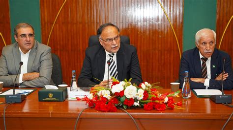 Federal Minister Prof. Ahsan Iqbal chaired a review meeting on CPEC projects, prioritizing ...