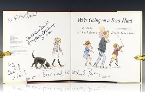 We're Going On A Bear Hunt Michael Rosen First Edition Signed