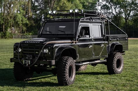 1993 Land Rover Defender 130 Customized Spectre-Style Is Up for Grabs - autoevolution