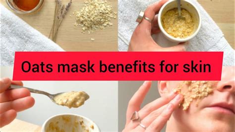 Oats mask benefits for skin - YouTube