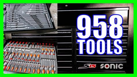 Sonic Tools S15 Toolbox Review and Tour [958 TOOLS]