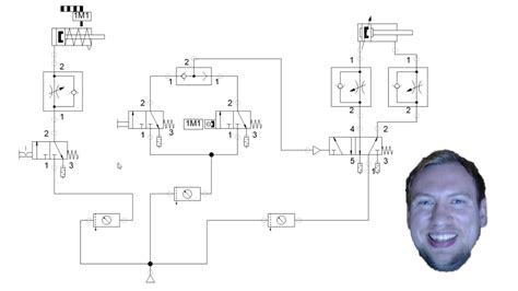 Pneumatics: Logic Circuits | FESTO FluidSIM Part 2 - YouTube