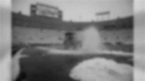 Snow at Lambeau Field