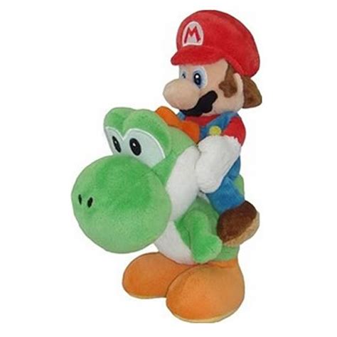 Buy Super Mario Bros. Mario Riding On Yoshi Plush at Entertainment Earth. Mint Condition ...