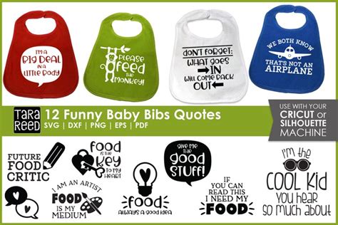 Baby Bib Sayings SVGs | Design Bundles