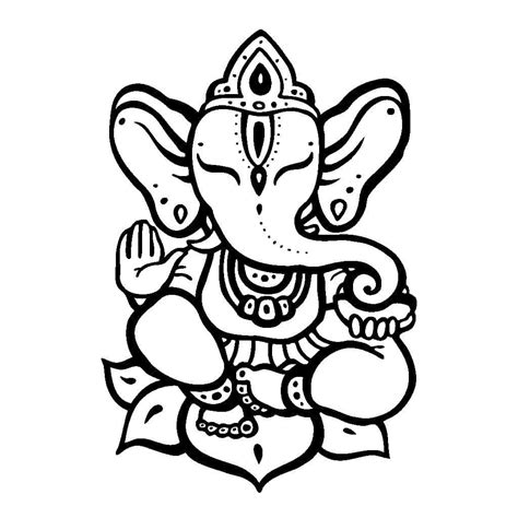 Ganesha Free For Kids coloring page - Download, Print or Color Online for Free