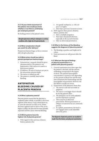 Maternal Care: Antepartum haemorrhage | PDF