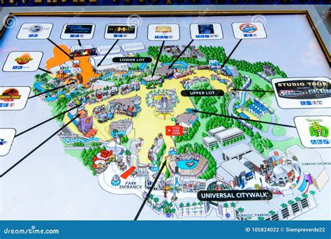 Universal Studios Hollywood Park Map 2024 - Cindi Mallissa