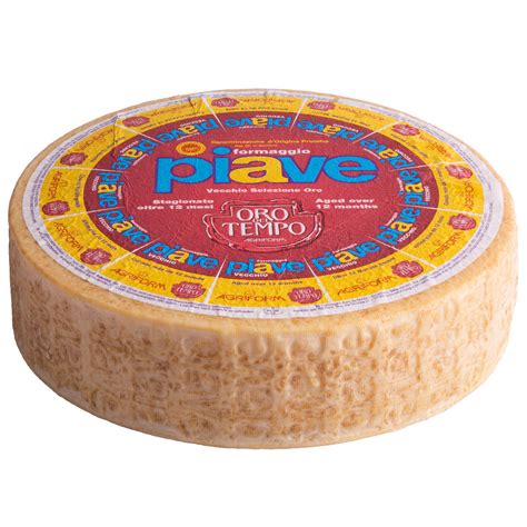 Agriform 14 lb. 12-Month Extra-Aged Piave Vecchio DOP Cheese Wheel