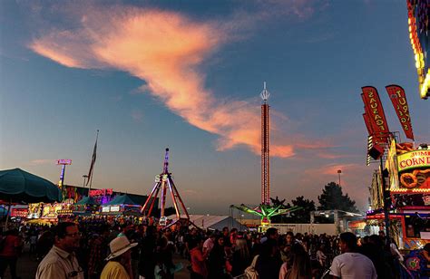 Rides at the Texas State Fair in Dallas, TX Photograph by David ...