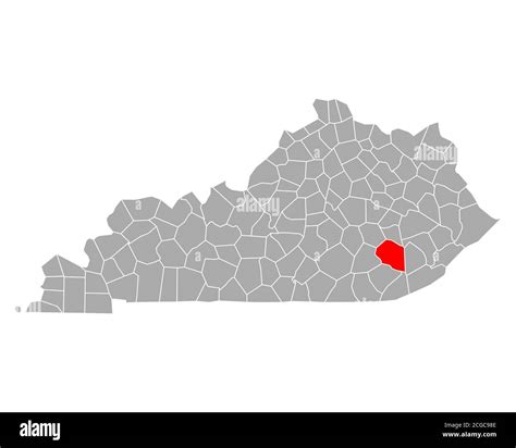 Clay kentucky map hi-res stock photography and images - Alamy