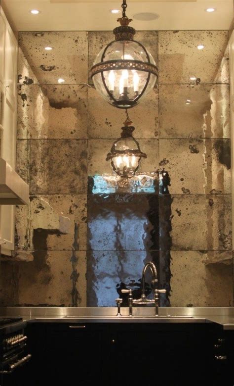 Private Site | Antique mirror glass, Antique mirror backsplash, Mirrored wall